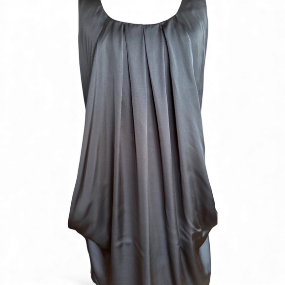 H&M Draped Cocoon Silhouette Dress – Black – Size 8 (NWT) - Picture 5 of 6